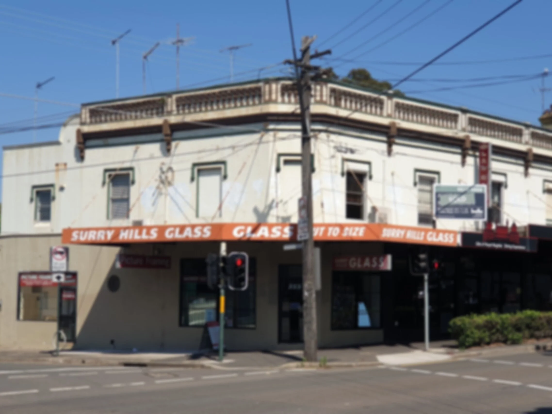Surry Hills Glass shopfront at 355 Cleveland Street, Surry Hills Sydney